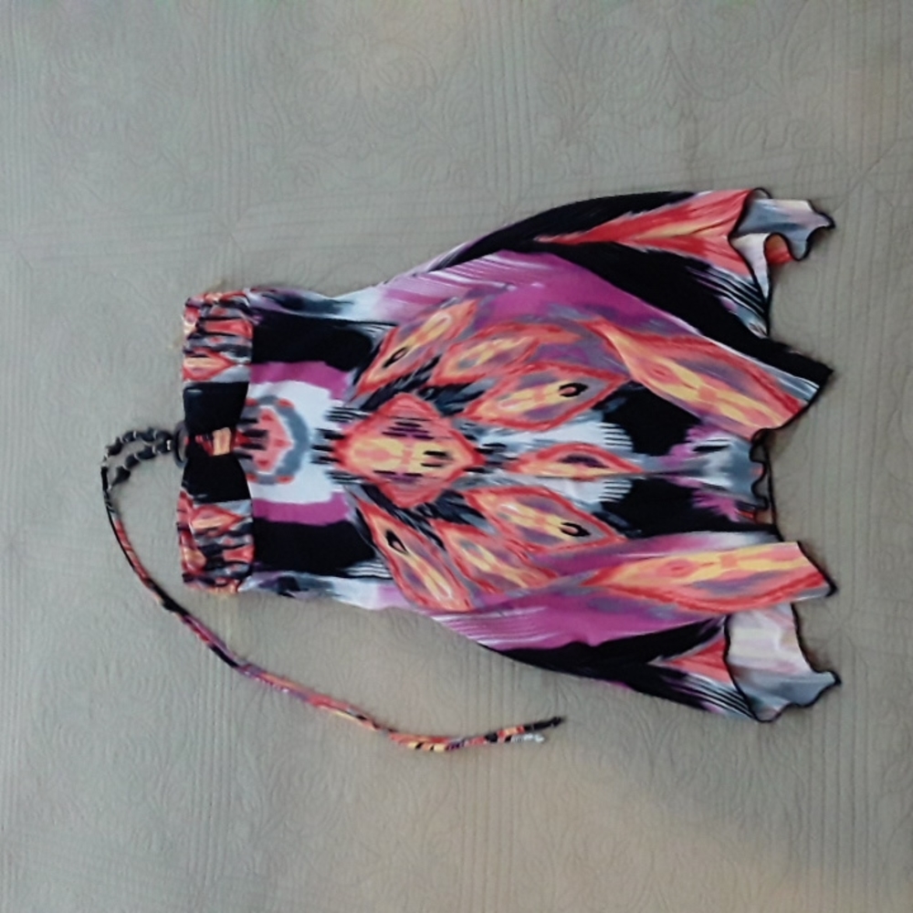 Brilliant pink and black colored size small dress. Sienna brand.